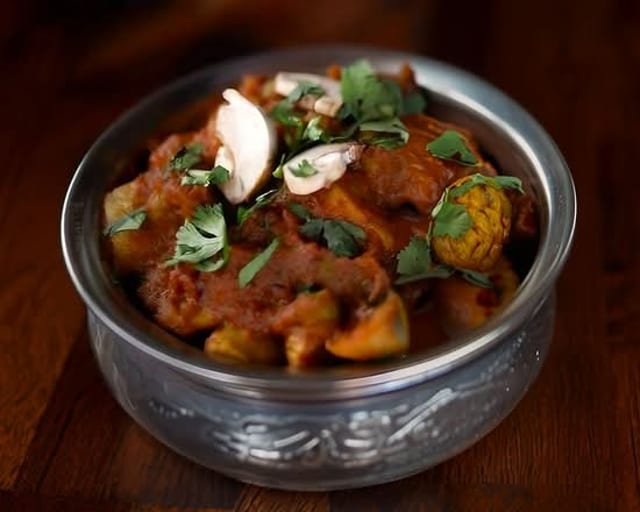 Mushroom Masala (Vegan).