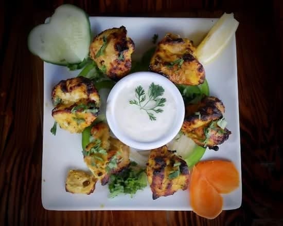 Chicken Tikka Kebab.