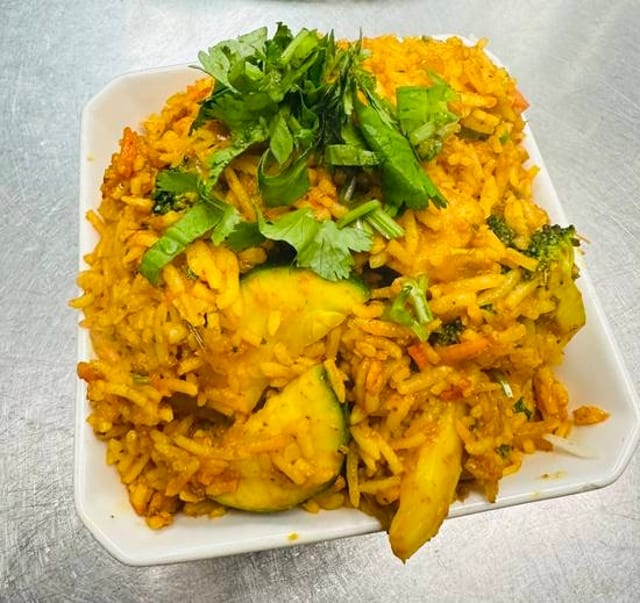 Vegetable Biryani.