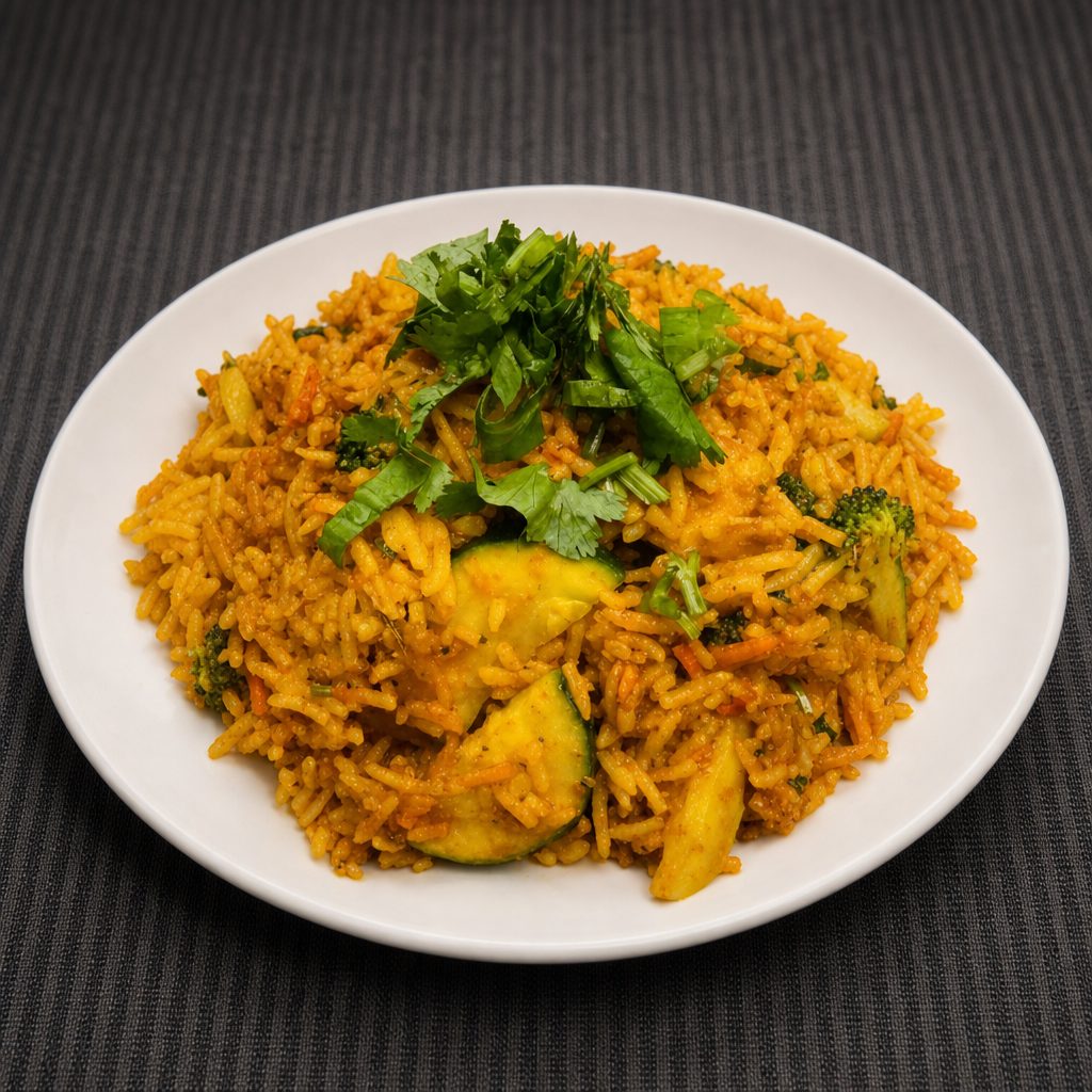 Vegetable Biryani.