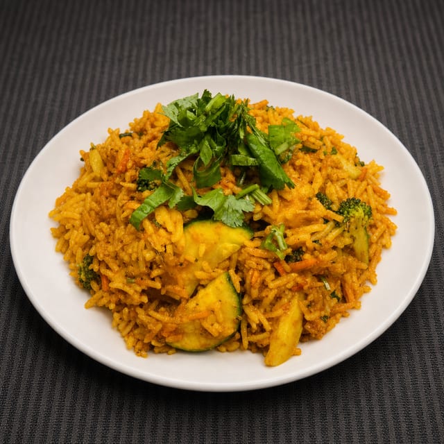 Vegetable Biryani.
