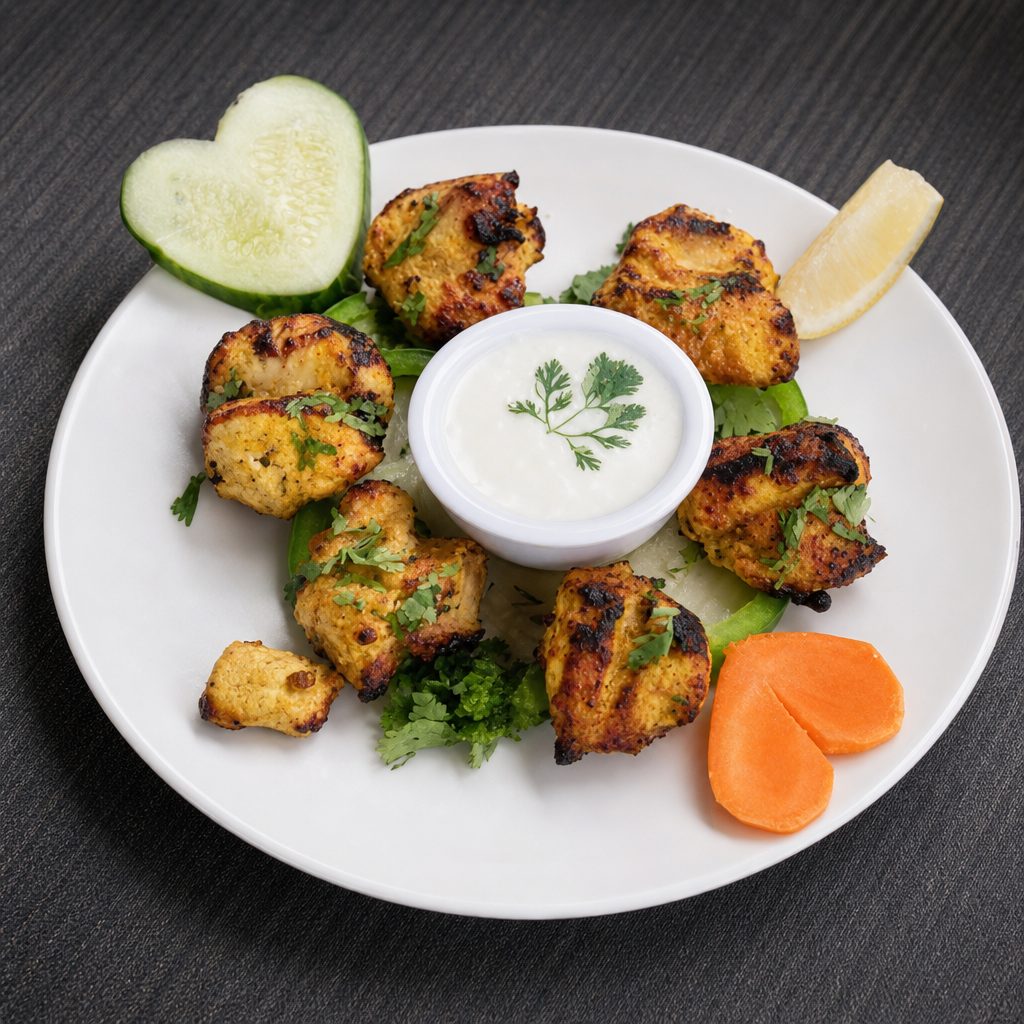 Chicken Tikka Kebab.