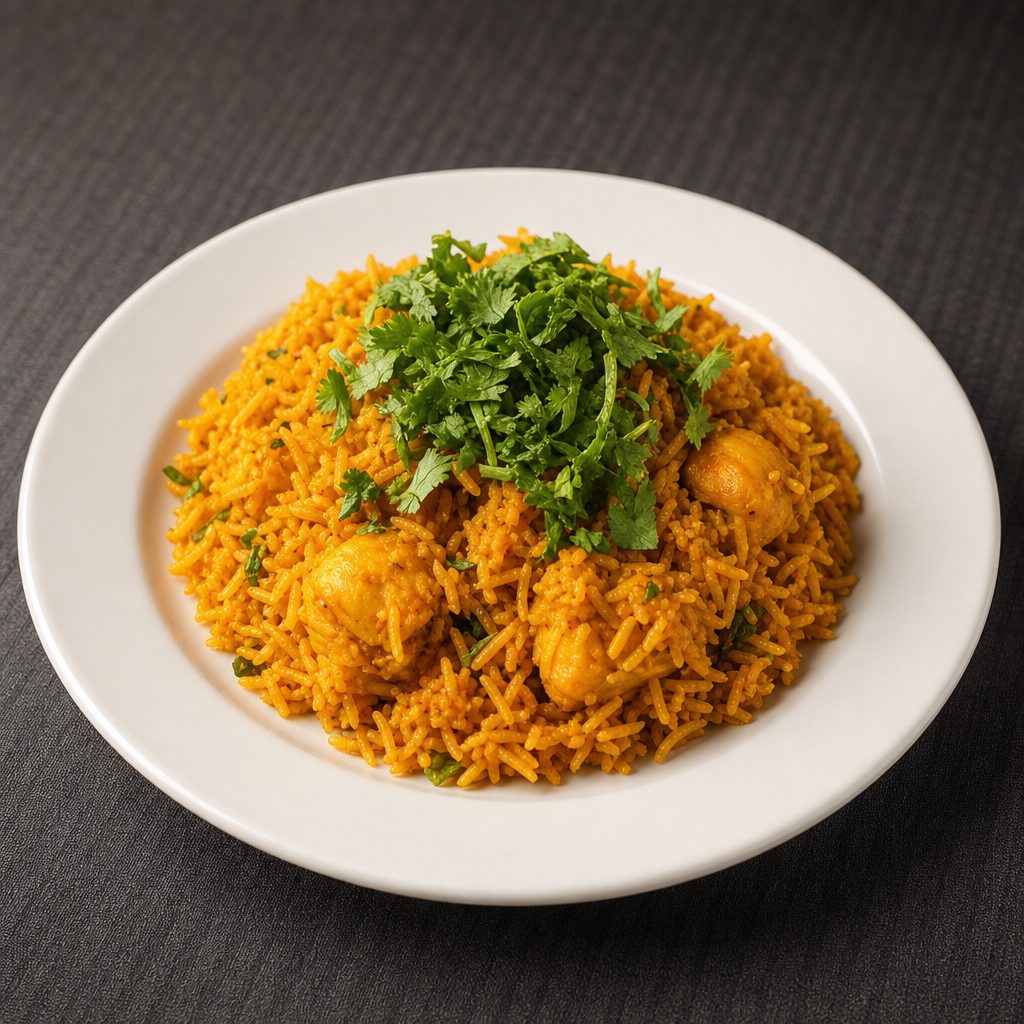 Shrimp Biryani.