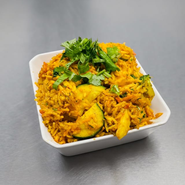 Vegetable Biryani.
