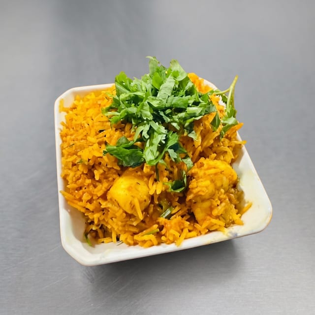Shrimp Biryani.