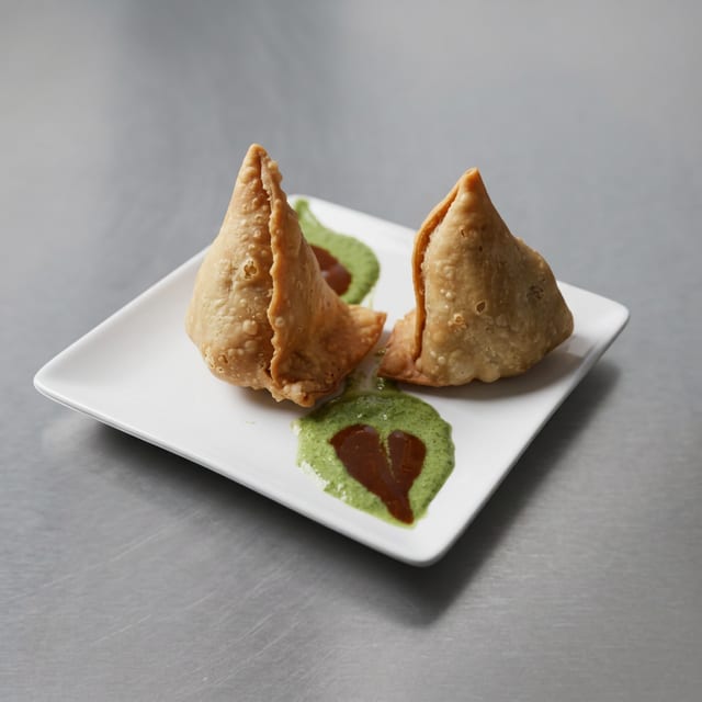Vegetable Samosa (Vegan).