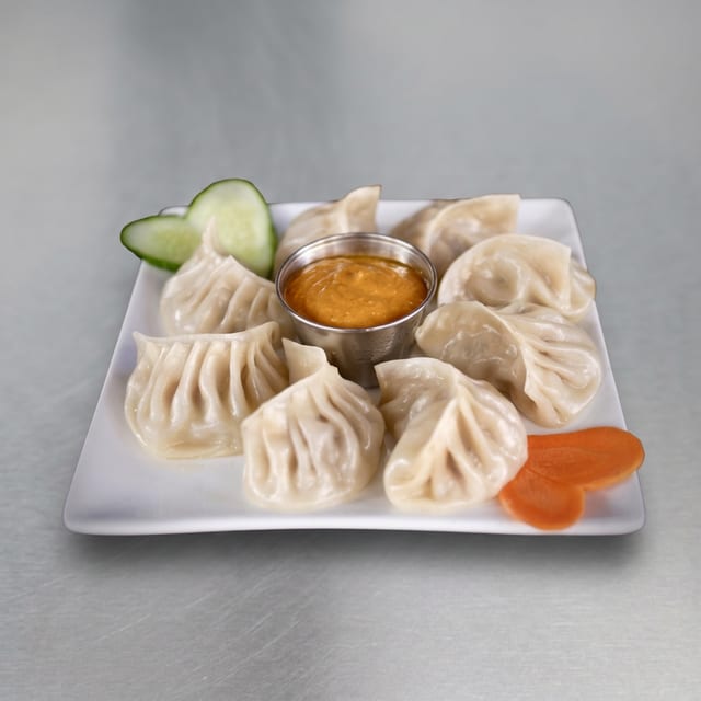 Steamed Momo.